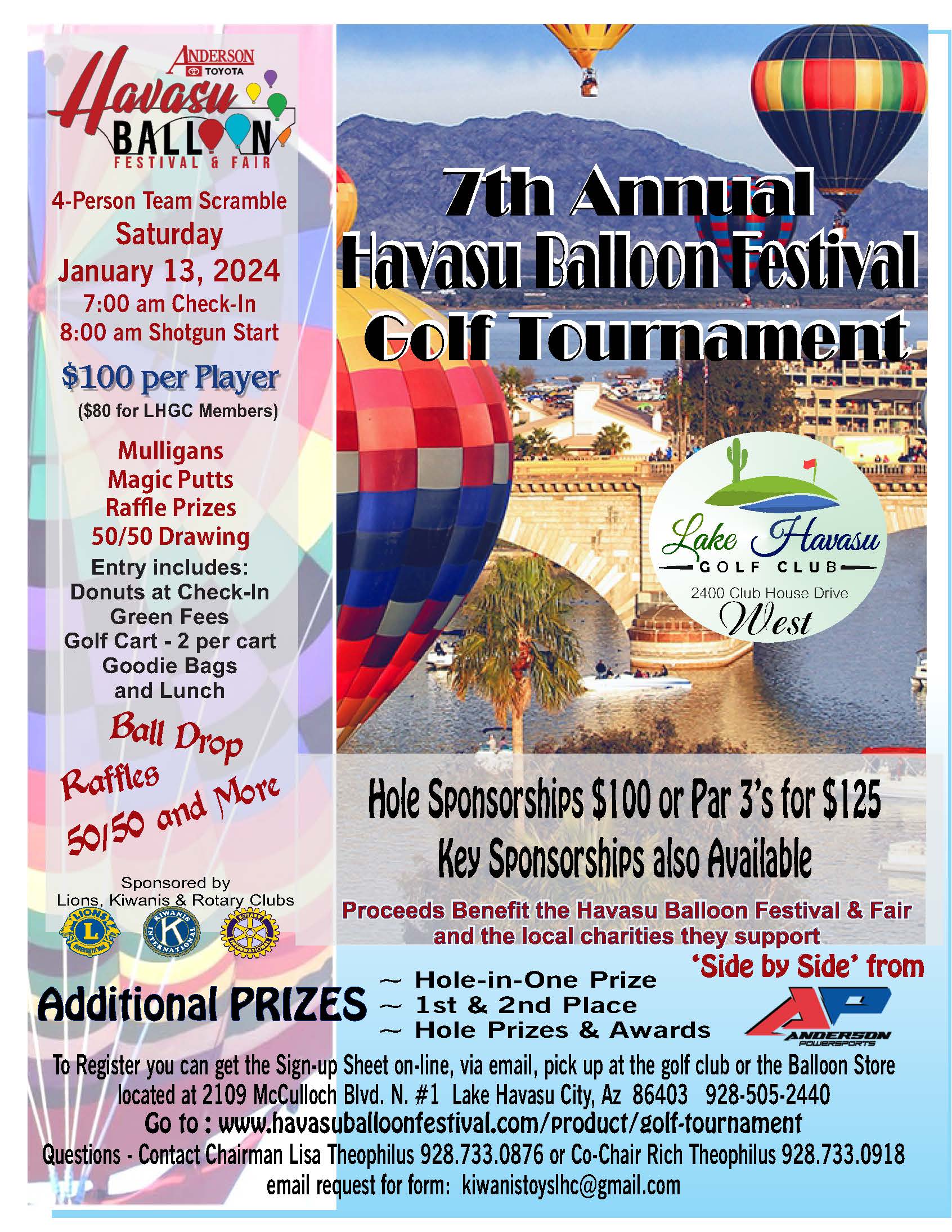 7th Annual Havasu Balloon Festival Golf Tournament